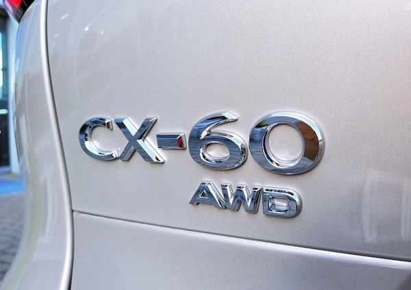 Mazda CX-60 cena 312000 przebieg: 1, rok produkcji 2022 z Pyrzyce małe 191